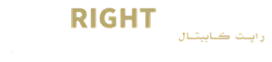 right capital white logo